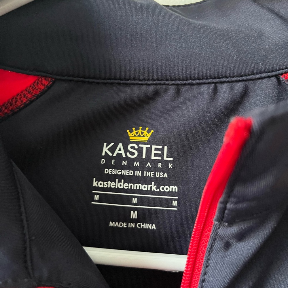 Kastel Red and Blue Quarter-Zip Pullover - Picture 5 of 5